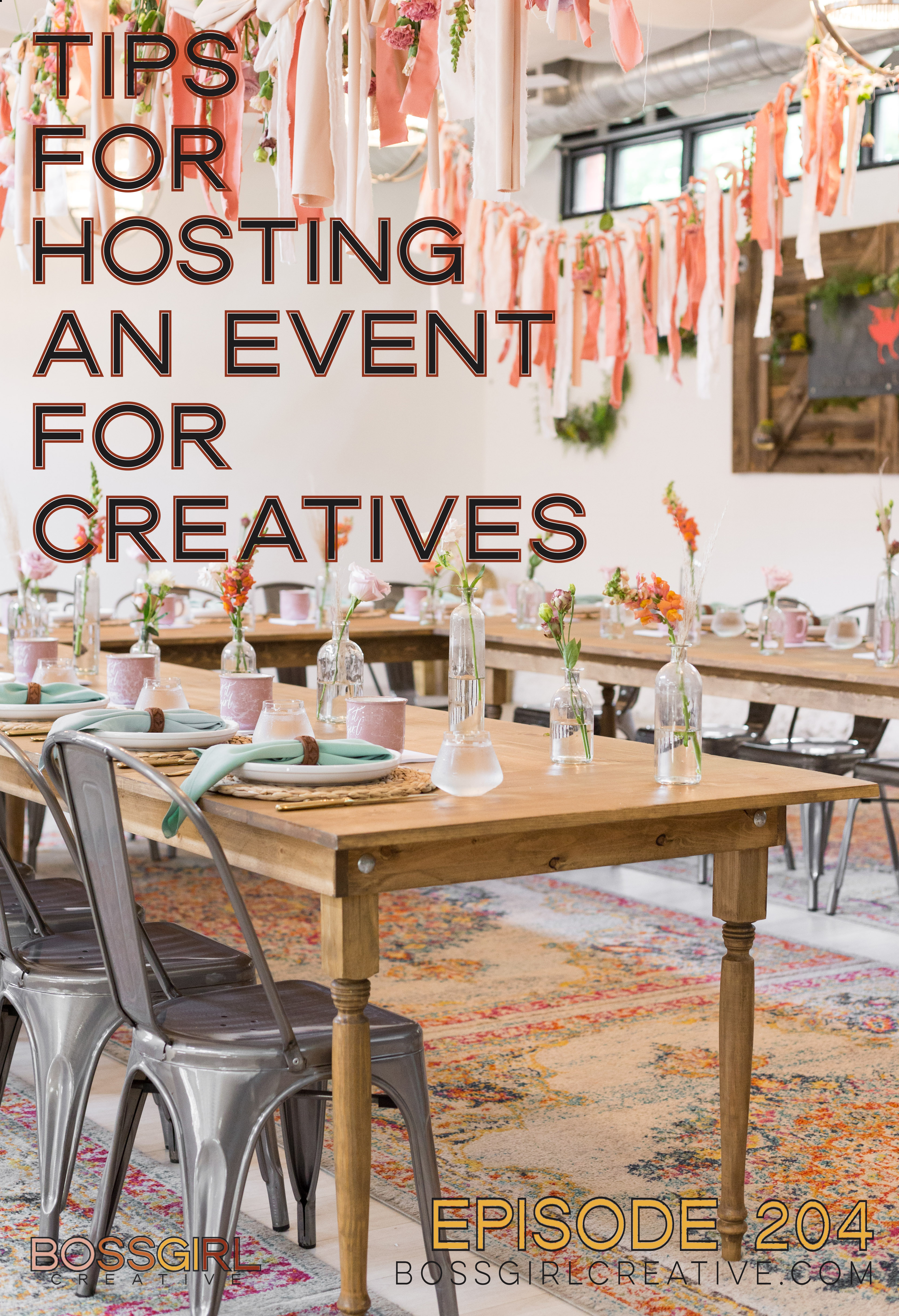 Looking to host an event for creatives? Take a listen to this episode to learn some tips on how to host a successful event for creatives based on my own experience!